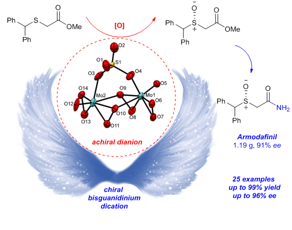 8. Bisguanidinium Dinuclear Oxodiperoxomolybdosulfate Ion Pair-catalyzed Enantioselective Sulfoxidation.
